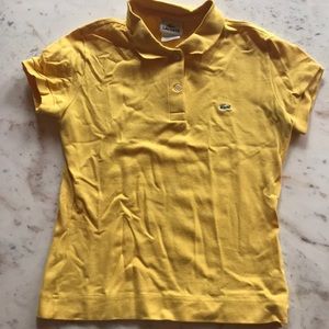 Yellow Lacoste Polo